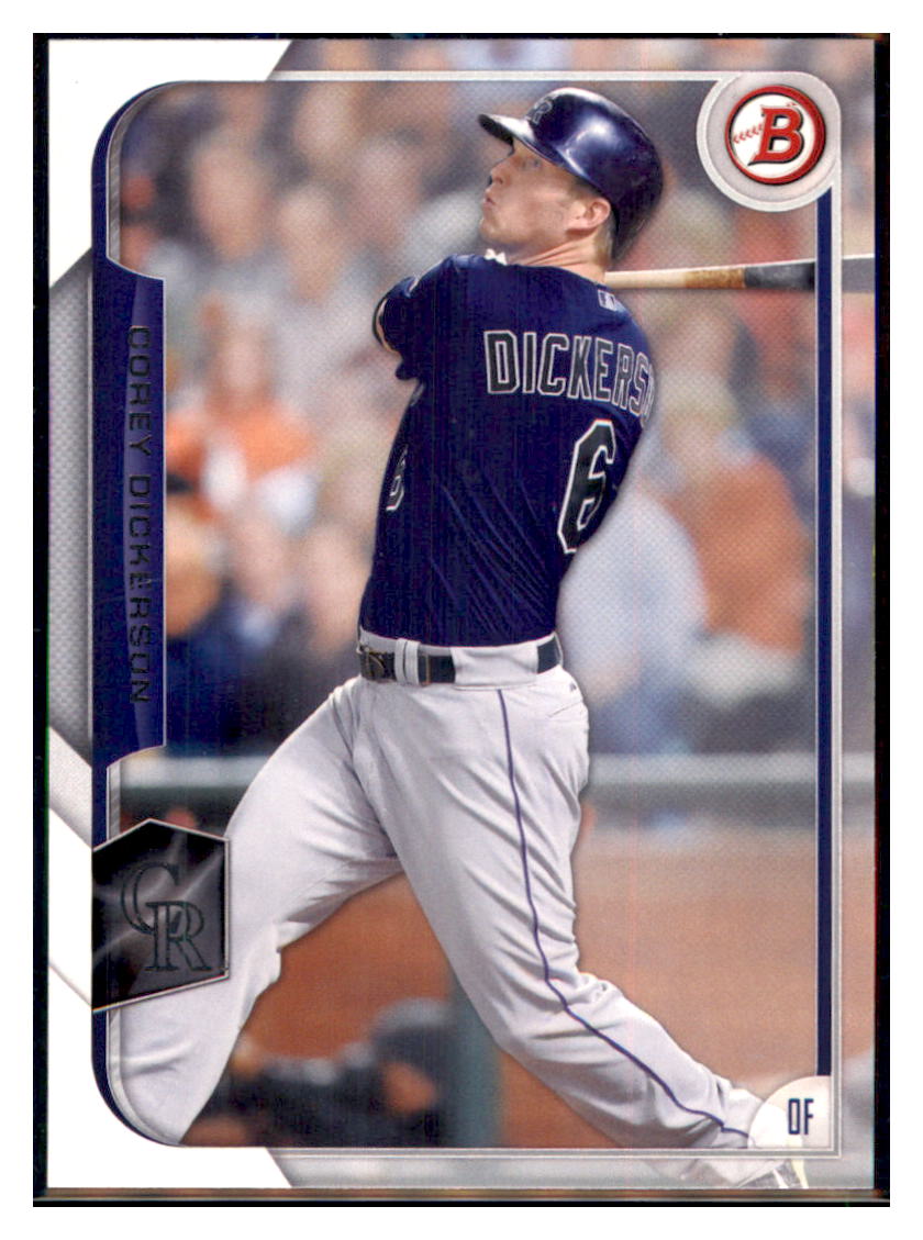 2015 Bowman Corey
Dickerson Colorado Rockies Baseball
Card BOWV3 simple Xclusive Collectibles