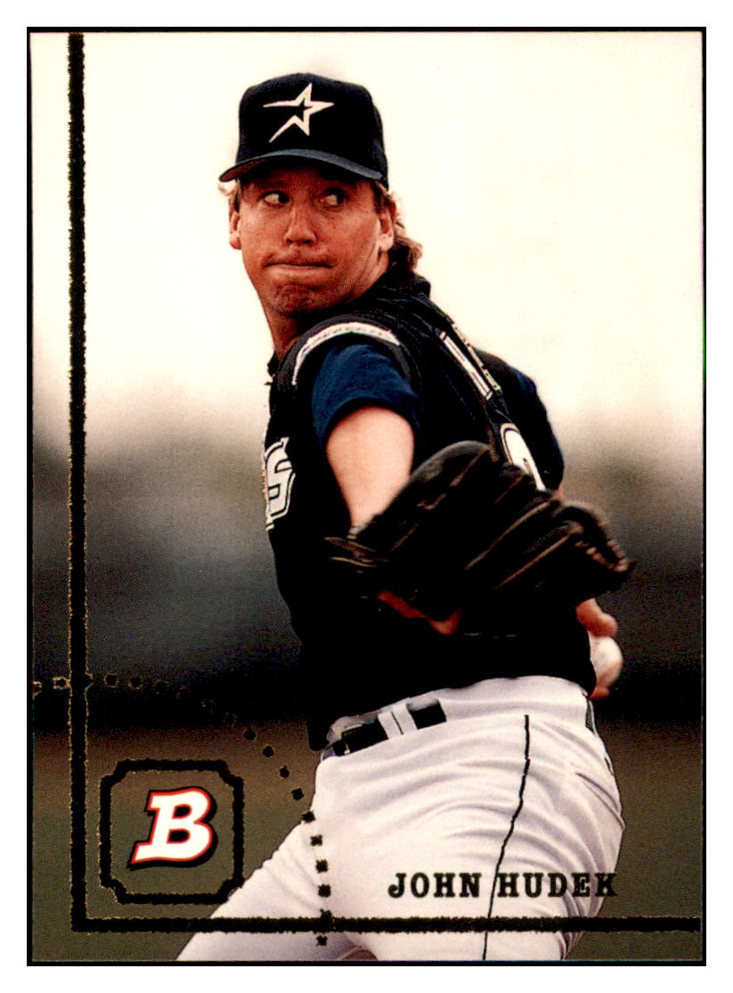 1994 Bowman John Hudek RC Houston Astros Baseball Card BOWV3 simple Xclusive Collectibles