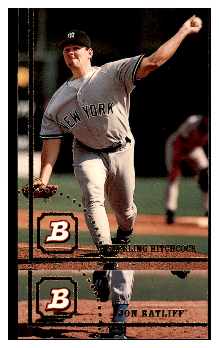 1994 Bowman Sterling
  Hitchcock   New York Yankees Baseball
  Card BOWV3 simple Xclusive Collectibles