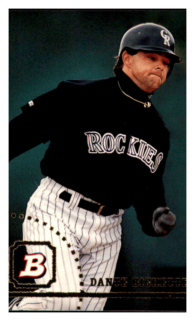1994 Bowman Dante
  Bichette   Colorado Rockies Baseball
  Card BOWV3 simple Xclusive Collectibles   