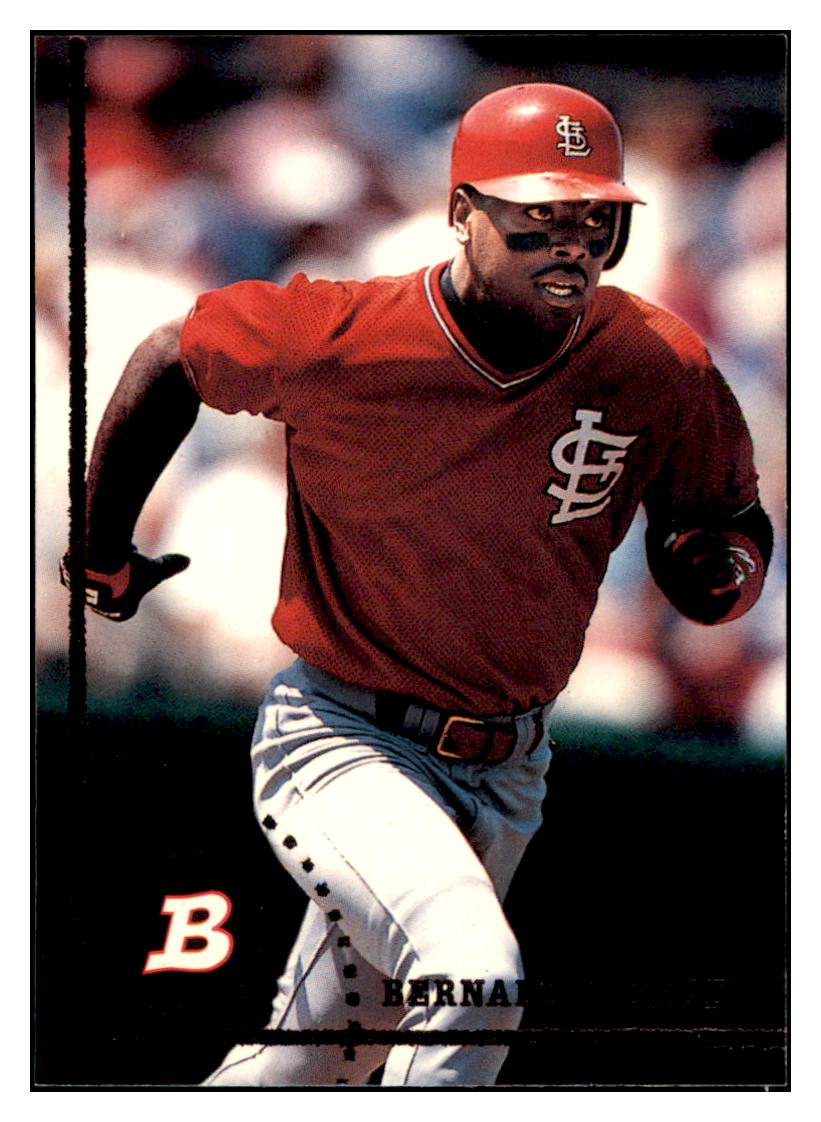 1994 Bowman Bernard
Gilkey St. Louis Cardinals Baseball
Card BOWV3 simple Xclusive Collectibles