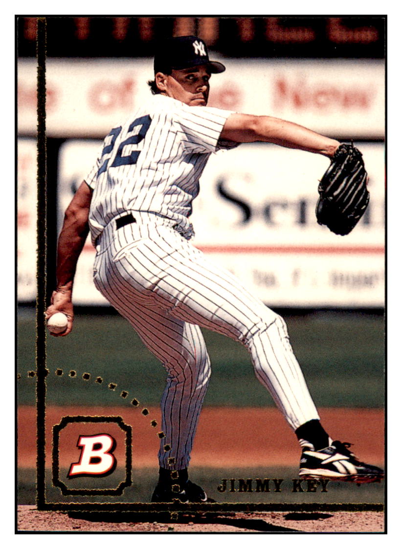 1994 Bowman Jimmy Key New York Yankees Baseball Card BOWV3 simple Xclusive Collectibles