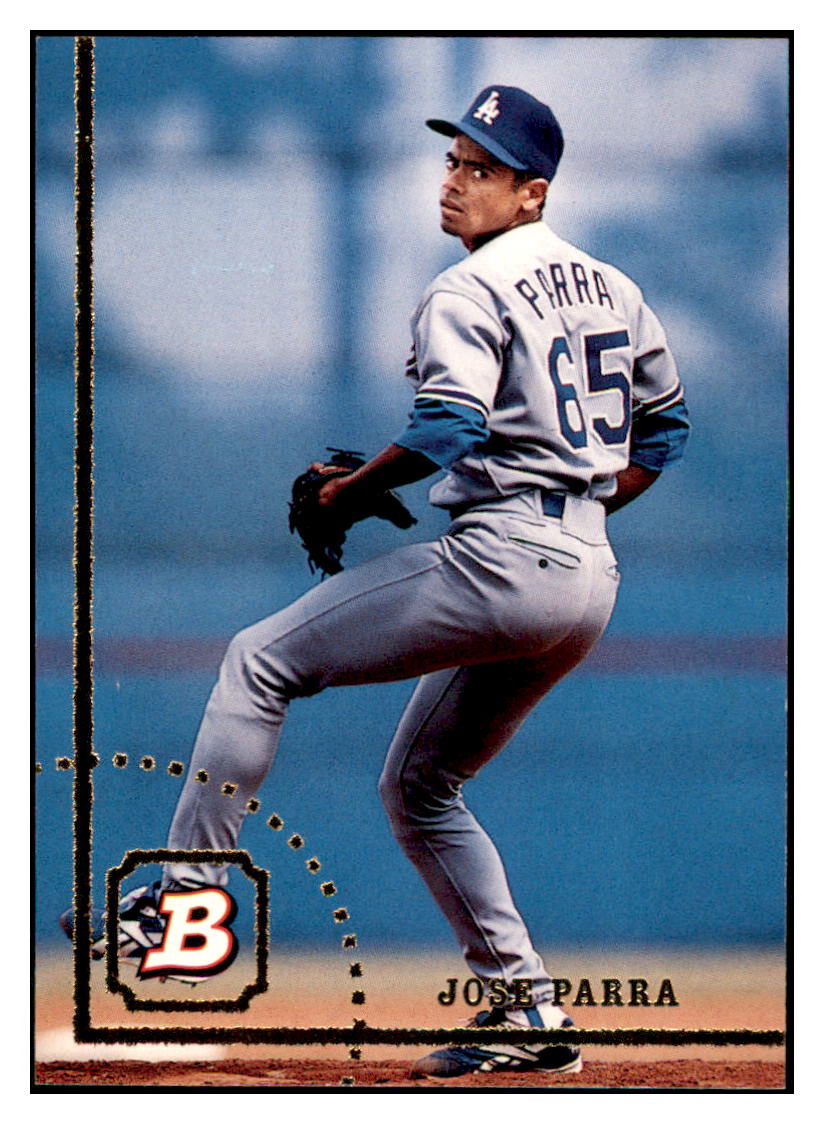 1994 Bowman Jose Parra RC Los Angeles Dodgers Baseball Card BOWV3 simple Xclusive Collectibles
