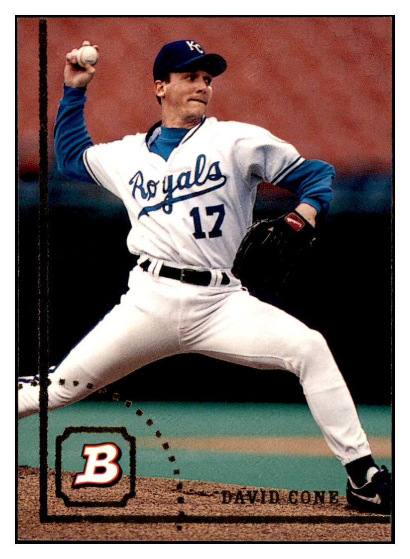 1994 Bowman David Cone   Kansas City Royals Baseball Card BOWV3 simple Xclusive Collectibles