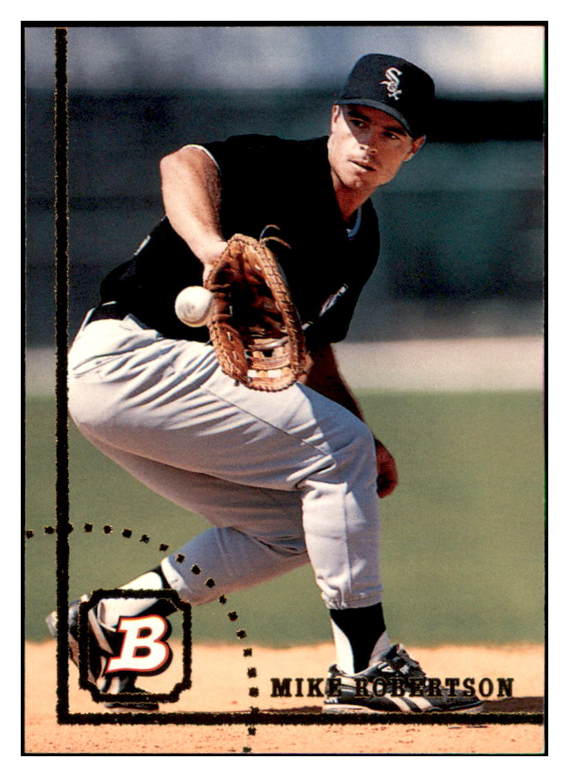1994 Bowman Mike
  Robertson   Chicago White Sox Baseball
  Card BOWV3 simple Xclusive Collectibles