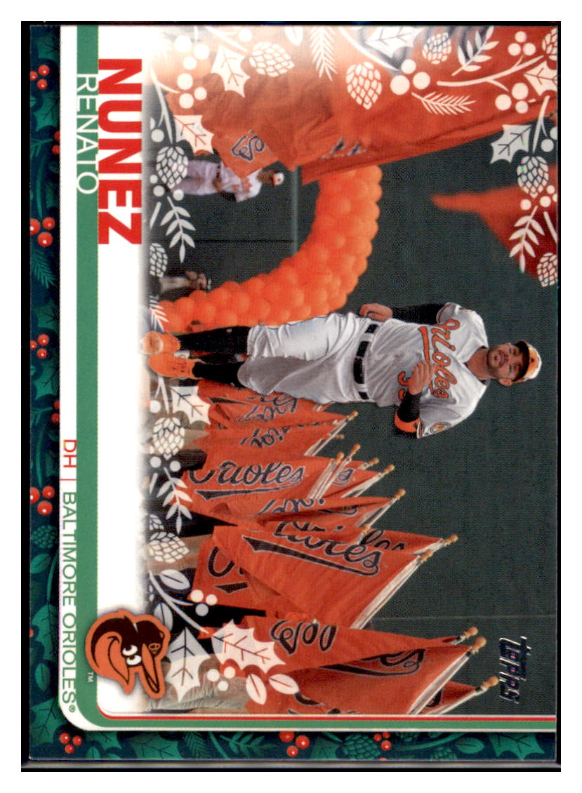 2019 Topps Holiday Renato Nunez Baltimore Orioles Baseball Card NMBU1 simple Xclusive Collectibles