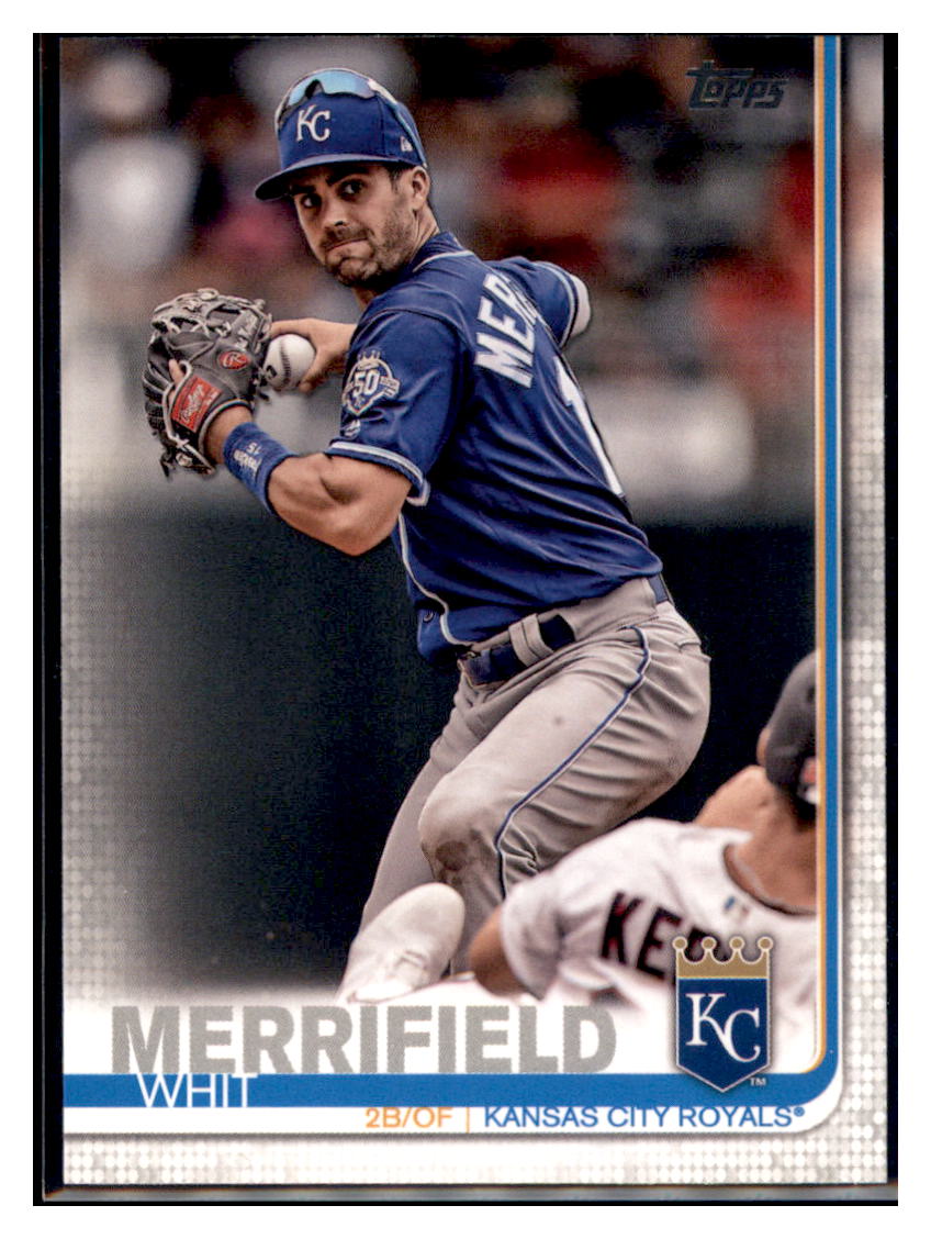 2019 Topps Whit Merrifield Rainbow Foil Kansas City Royals Baseball Card NMBU1 Xclusive Collectibles