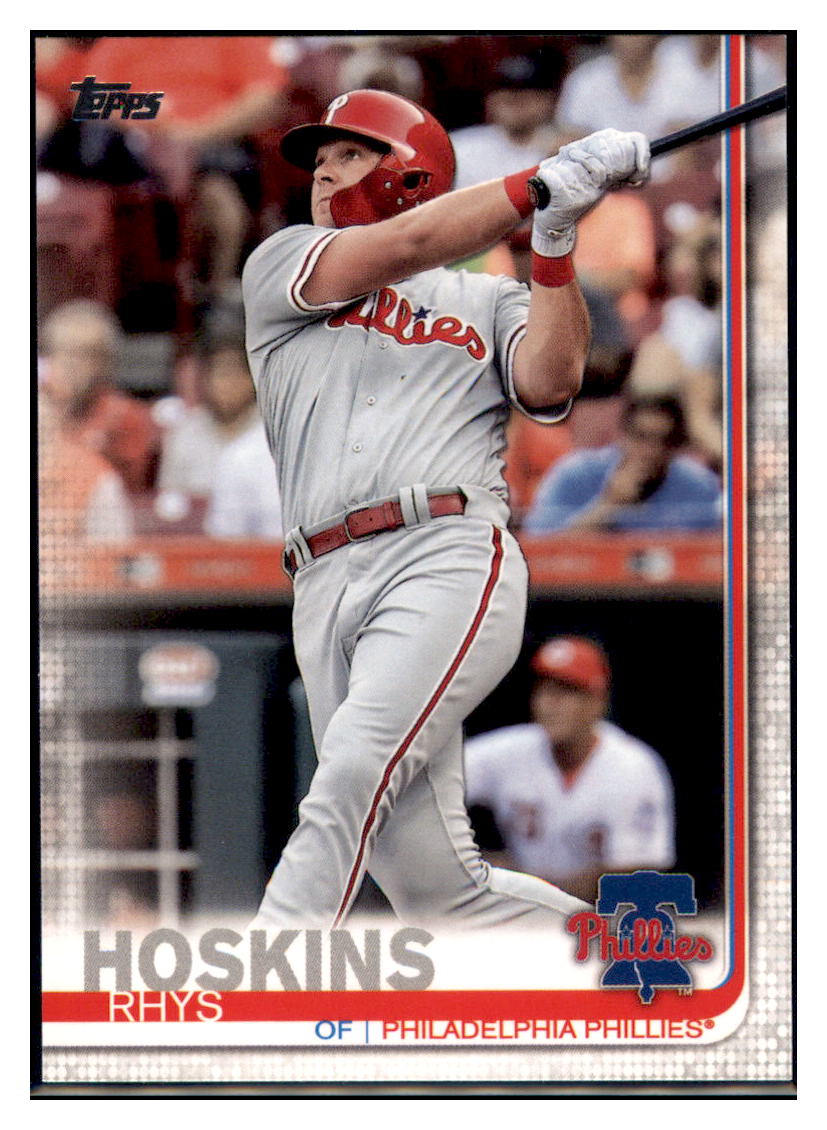 2019 Topps Rhys Hoskins Philadelphia Phillies Baseball Card NMBU1 simple Xclusive Collectibles