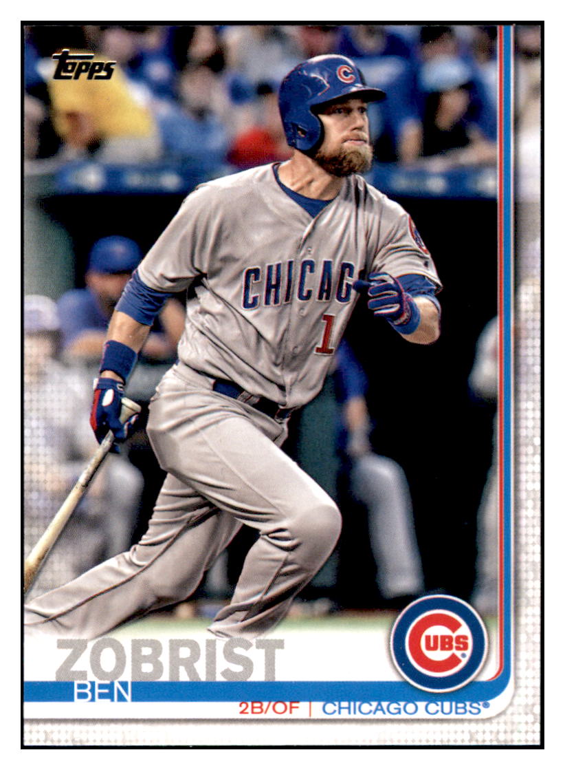 2019 Topps Ben Zobrist Chicago Cubs Baseball Card NMBU1 simple Xclusive Collectibles
