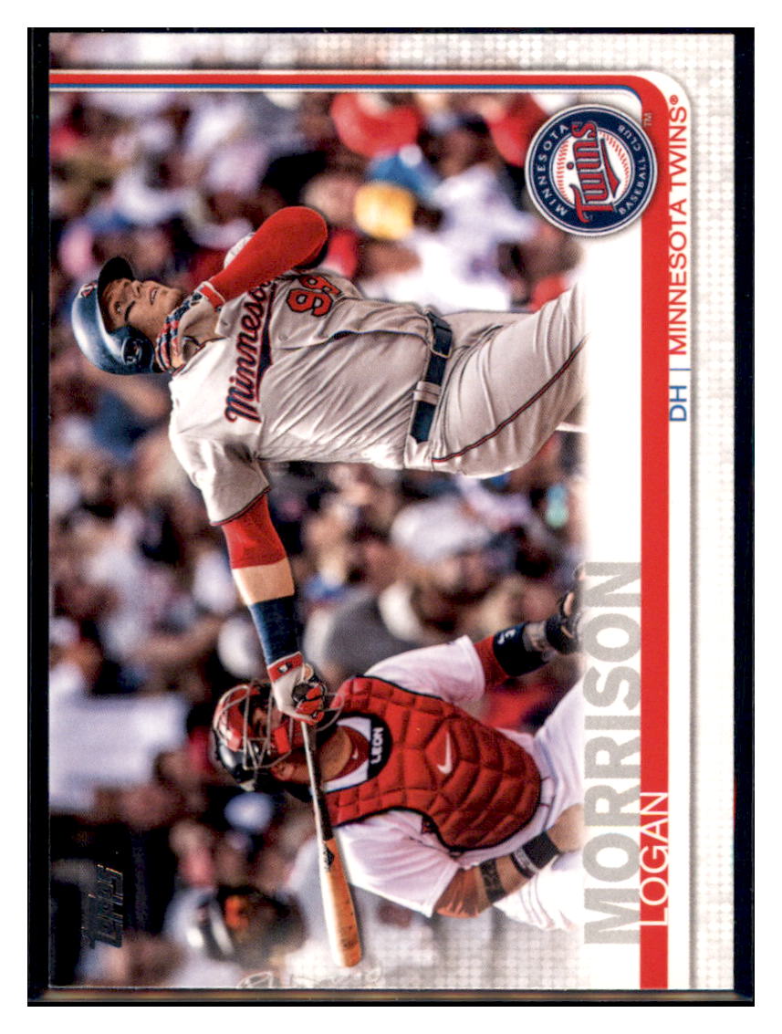 2019 Topps Logan
 Morrison Minnesota Twins Baseball Card NMBU1 simple Xclusive Collectibles