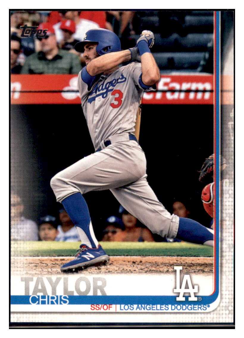 2019 Topps Chris Taylor Los Angeles Dodgers Baseball Card NMBU1 simple Xclusive Collectibles