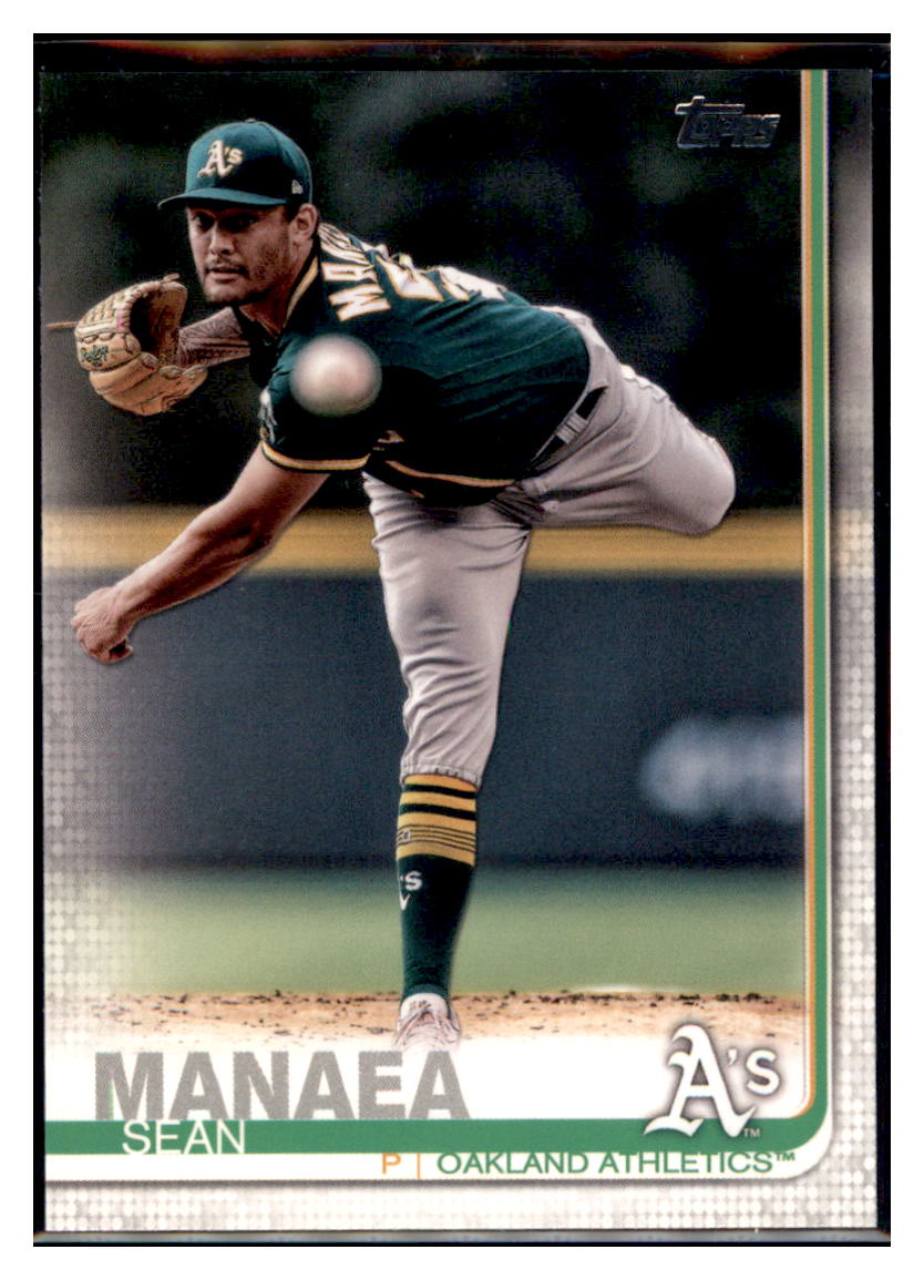 2019 Topps Sean Manaea Oakland Athletics Baseball Card NMBU1 simple Xclusive Collectibles