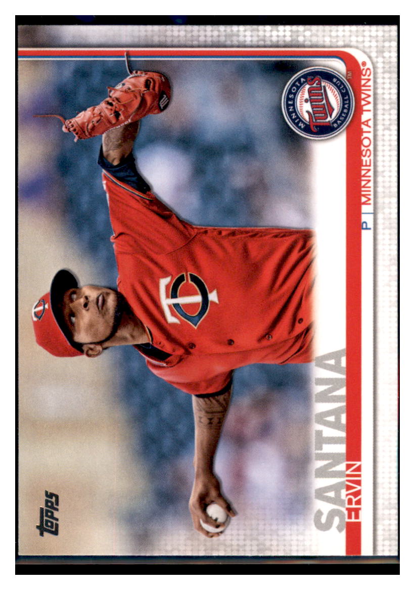 2019 Topps Ervin
Santana Minnesota Twins Baseball Card NMBU1 simple Xclusive Collectibles