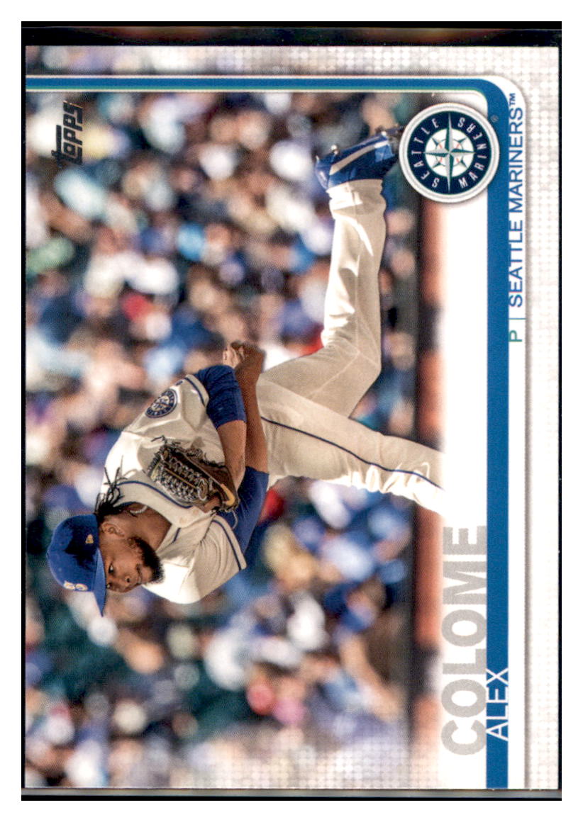 2019 Topps Alex Colome Seattle Mariners Baseball Card NMBU1 simple Xclusive Collectibles