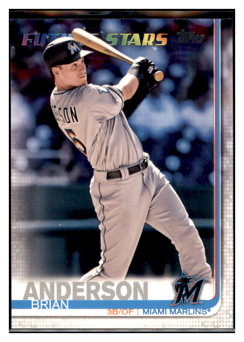 2019 Topps Brian
Anderson FS Miami Marlins Baseball Card NMBU1 simple Xclusive Collectibles