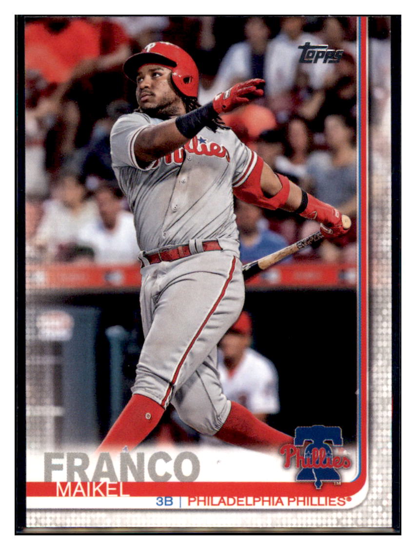 2019 Topps Maikel
 Franco Philadelphia Phillies Baseball Card NMBU1 simple Xclusive Collectibles