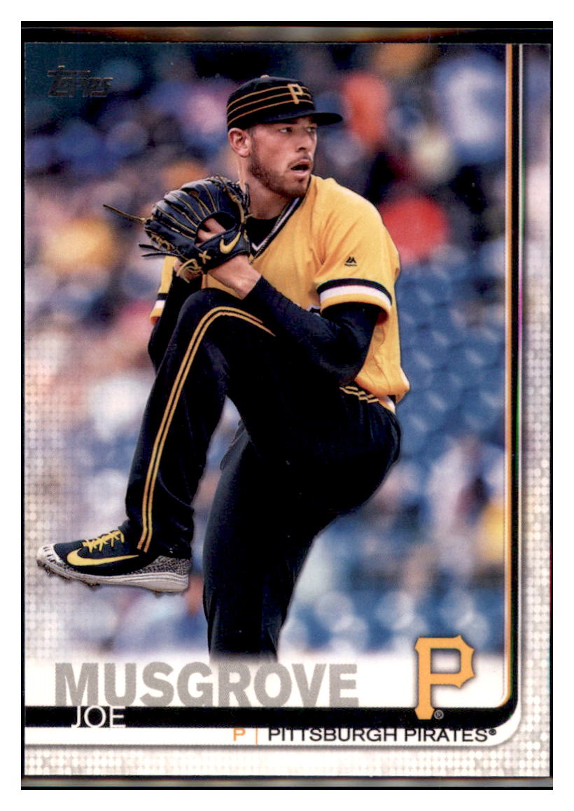 2019 Topps Pittsburgh
 Pirates Joe Musgrove Pittsburgh Pirates Baseball Card NMBU1 simple Xclusive Collectibles