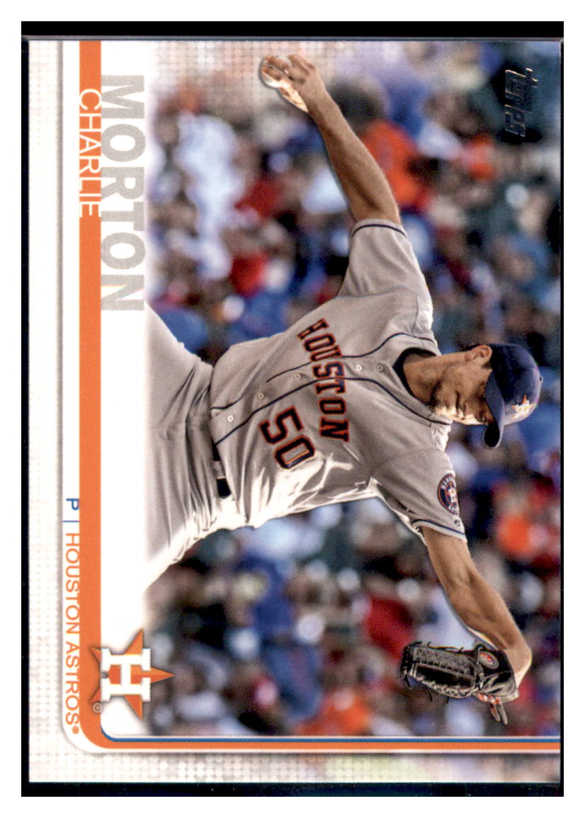 2019 Topps Charlie
Morton Houston Astros Baseball Card NMBU1 simple Xclusive Collectibles