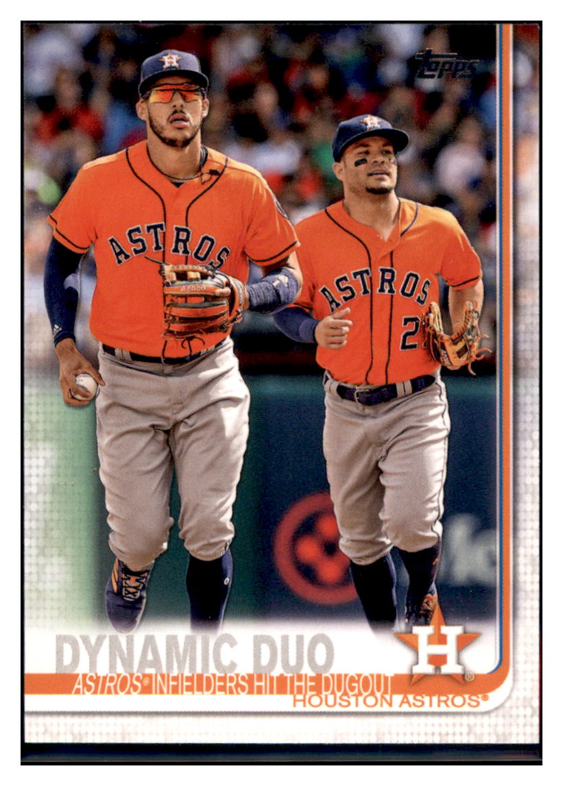 2019 Topps Dynamic Duo CL Houston Astros Baseball Card NMBU1 simple Xclusive Collectibles