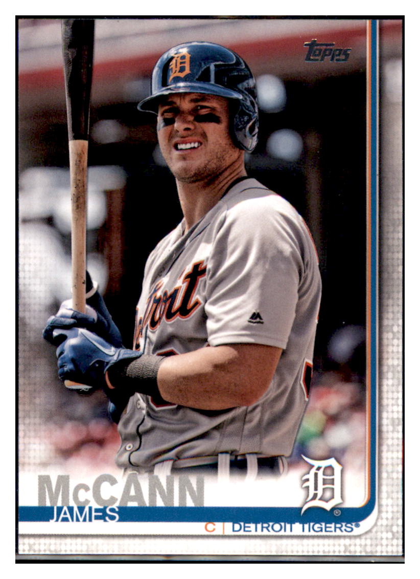 2019 Topps James McCann Detroit Tigers Baseball Card NMBU1_1a simple Xclusive Collectibles