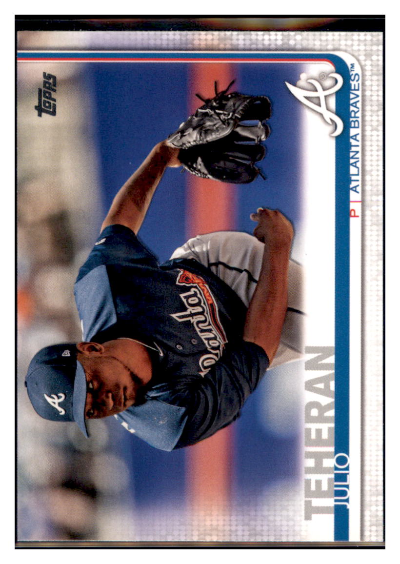 2019 Topps Julio Teheran Atlanta Braves Baseball Card NMBU1 simple Xclusive Collectibles