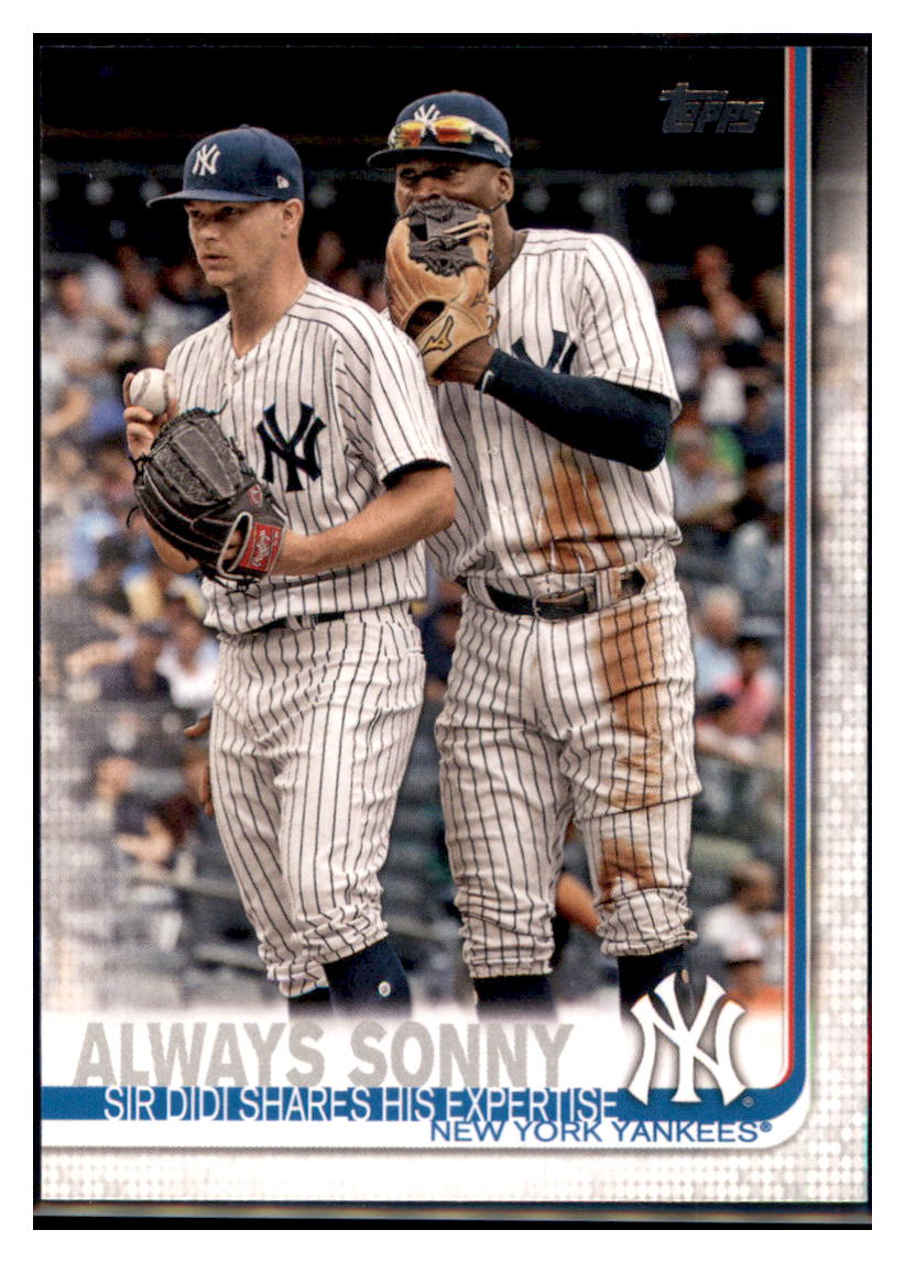 2019 Topps Always Sonny CL
150th Anniversary New York Yankees Baseball Card NMBU1 simple Xclusive Collectibles