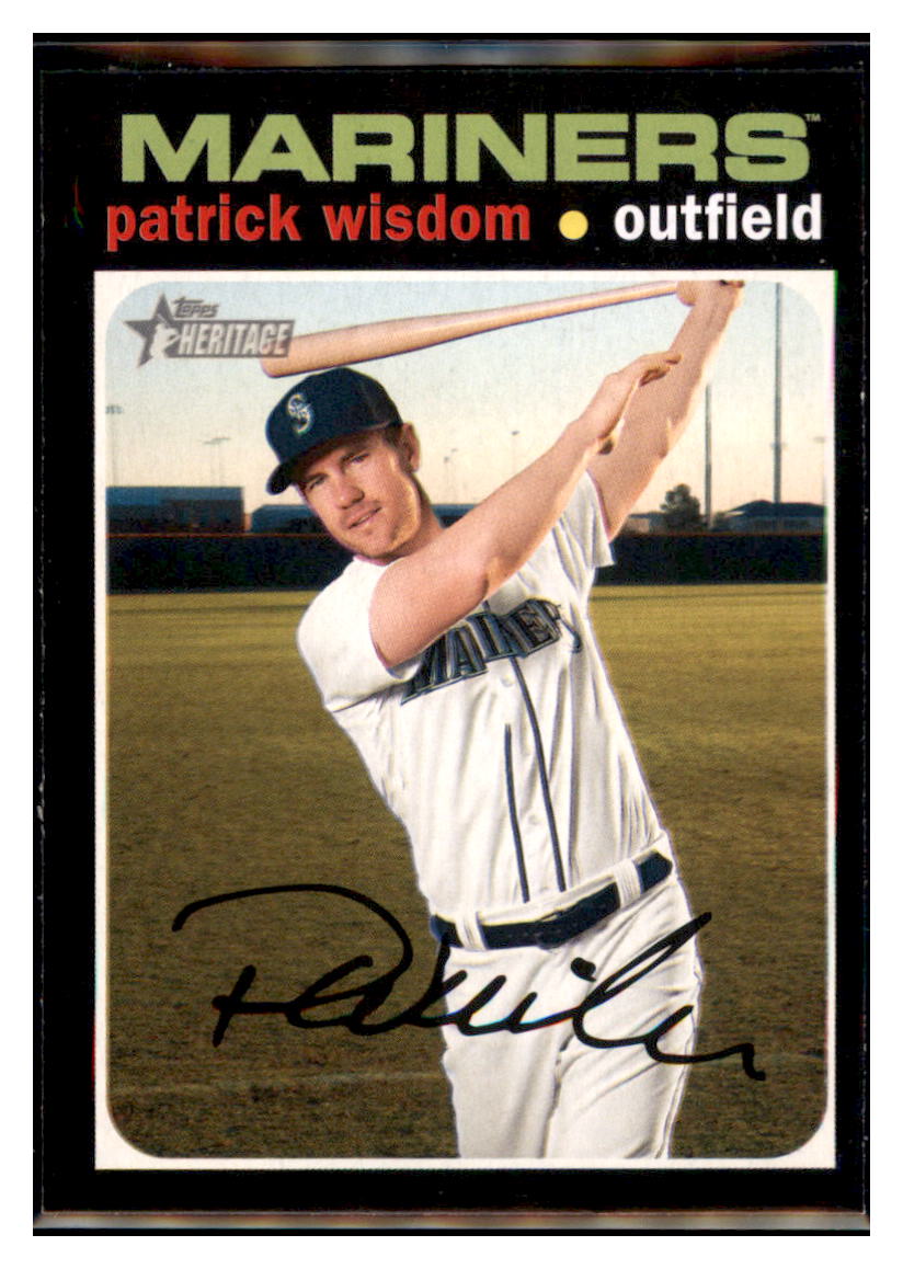 2020 Topps Heritage Patrick
 Wisdom Seattle Mariners Baseball Card NMBU1 simple Xclusive Collectibles   