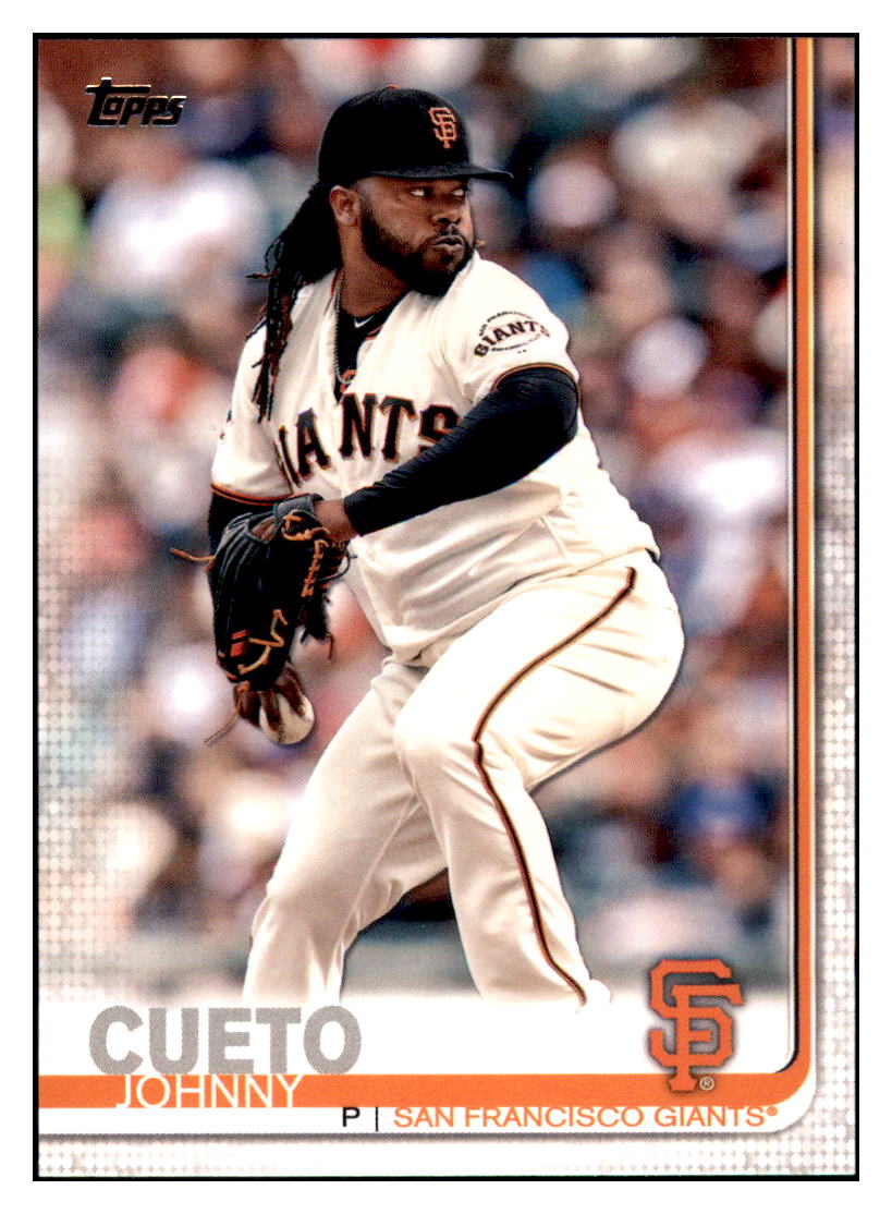 2019 Topps Johnny Cueto San Francisco Giants Baseball Card NMBU1 simple Xclusive Collectibles