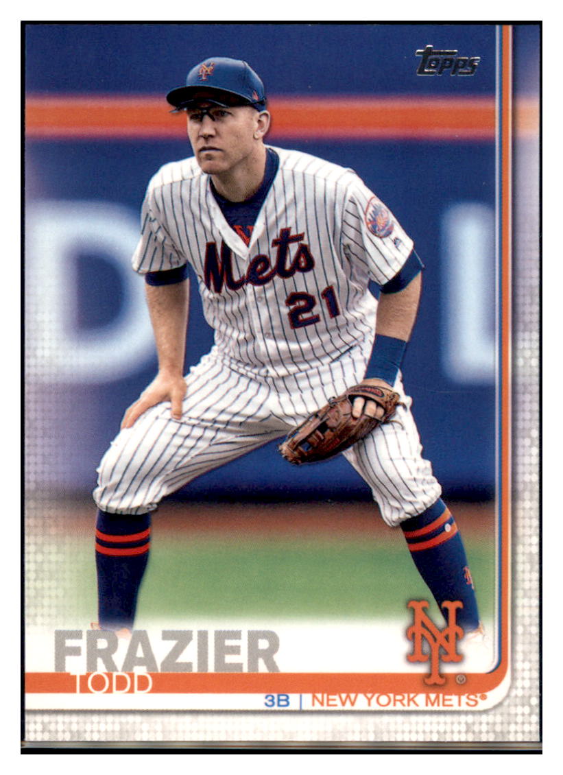 2019 Topps Todd Frazier New York Mets Baseball Card NMBU1 simple Xclusive Collectibles