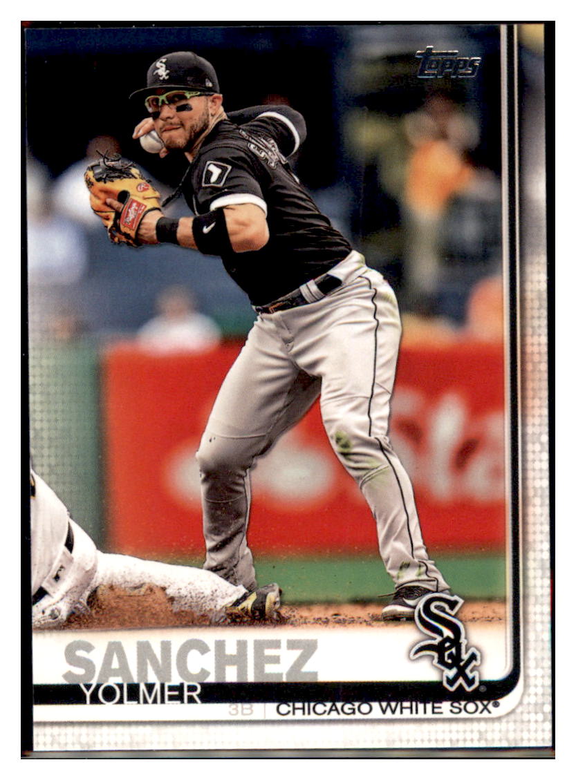 2019 Topps Yolmer
Sanchez Chicago White Sox Baseball Card NMBU1_1a simple Xclusive Collectibles