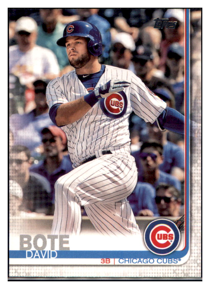 2019 Topps David Bote Chicago Cubs Baseball Card NMBU1_1a simple Xclusive Collectibles
