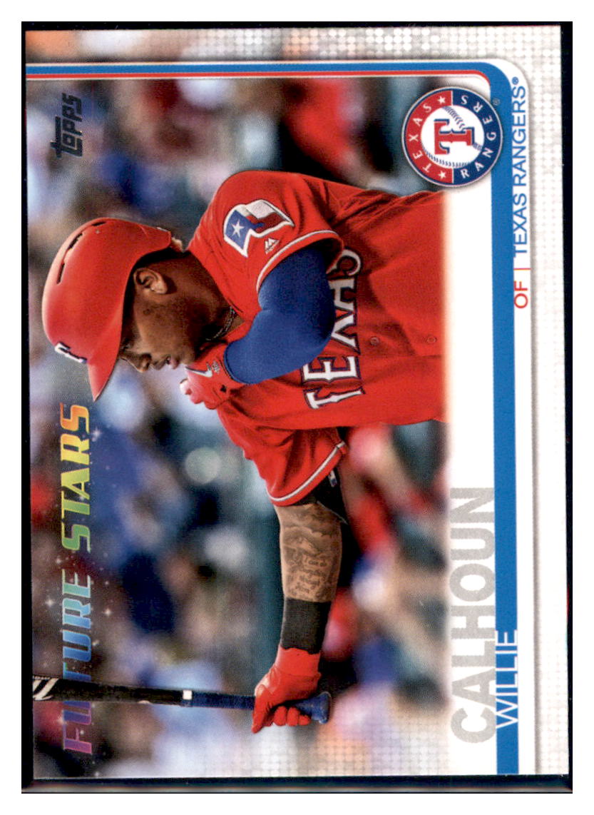 2019 Topps Willie
 Calhoun FS Texas Rangers Baseball Card NMBU1 simple Xclusive Collectibles
