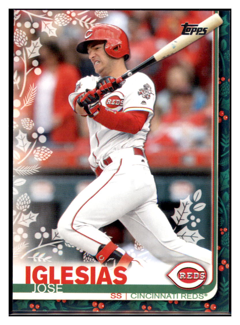 2019 Topps Holiday Jose
Iglesias Cincinnati Reds Baseball Card NMBU1 simple Xclusive Collectibles