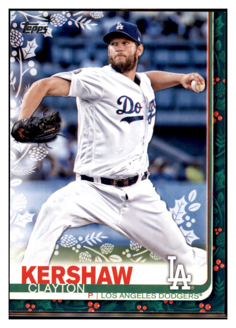 2019 Topps Holiday Clayton
Kershaw Los Angeles Dodgers Baseball Card NMBU1 simple Xclusive Collectibles