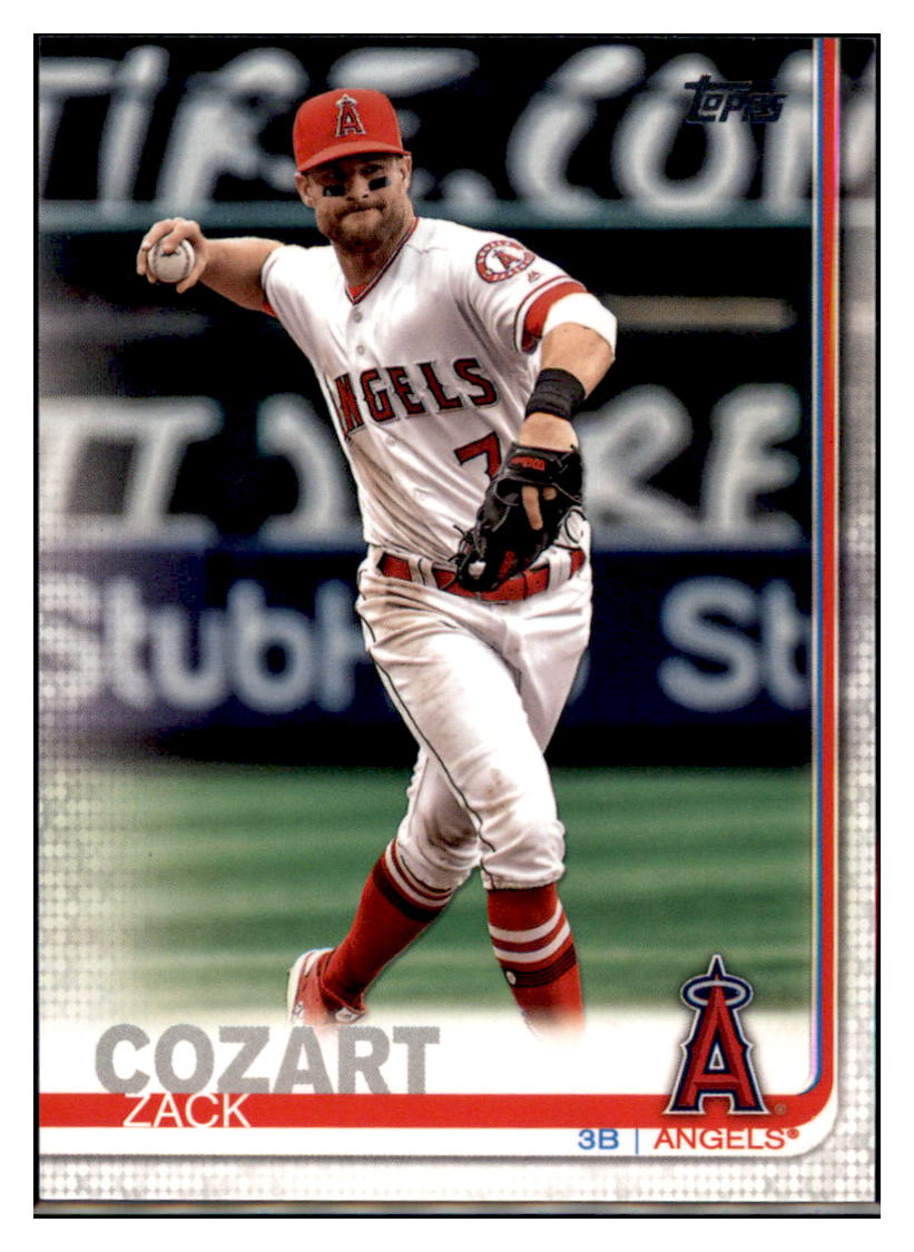 2019 Topps Zack Cozart Los Angeles Angels Baseball Card NMBU1 simple Xclusive Collectibles