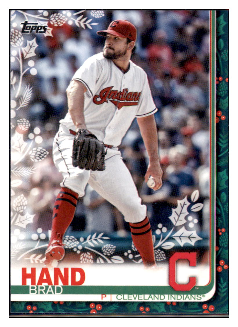 2019 Topps Holiday Brad
Hand Cleveland Indians Baseball Card NMBU1 simple Xclusive Collectibles