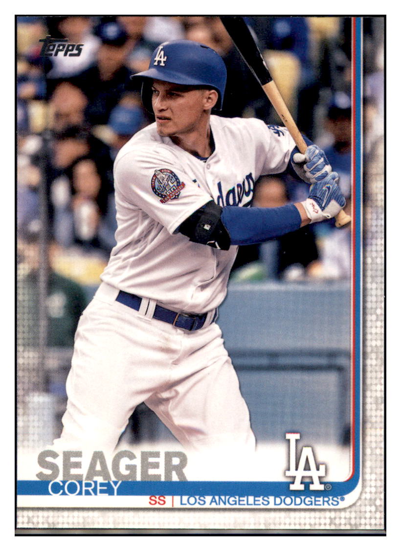 2019 Topps Corey Seager Los Angeles Dodgers Baseball Card NMBU1_1b simple Xclusive Collectibles