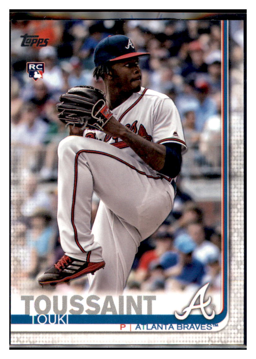 2019 Topps Touki
 Toussaint RC Atlanta Braves Baseball Card NMBU1 simple Xclusive Collectibles