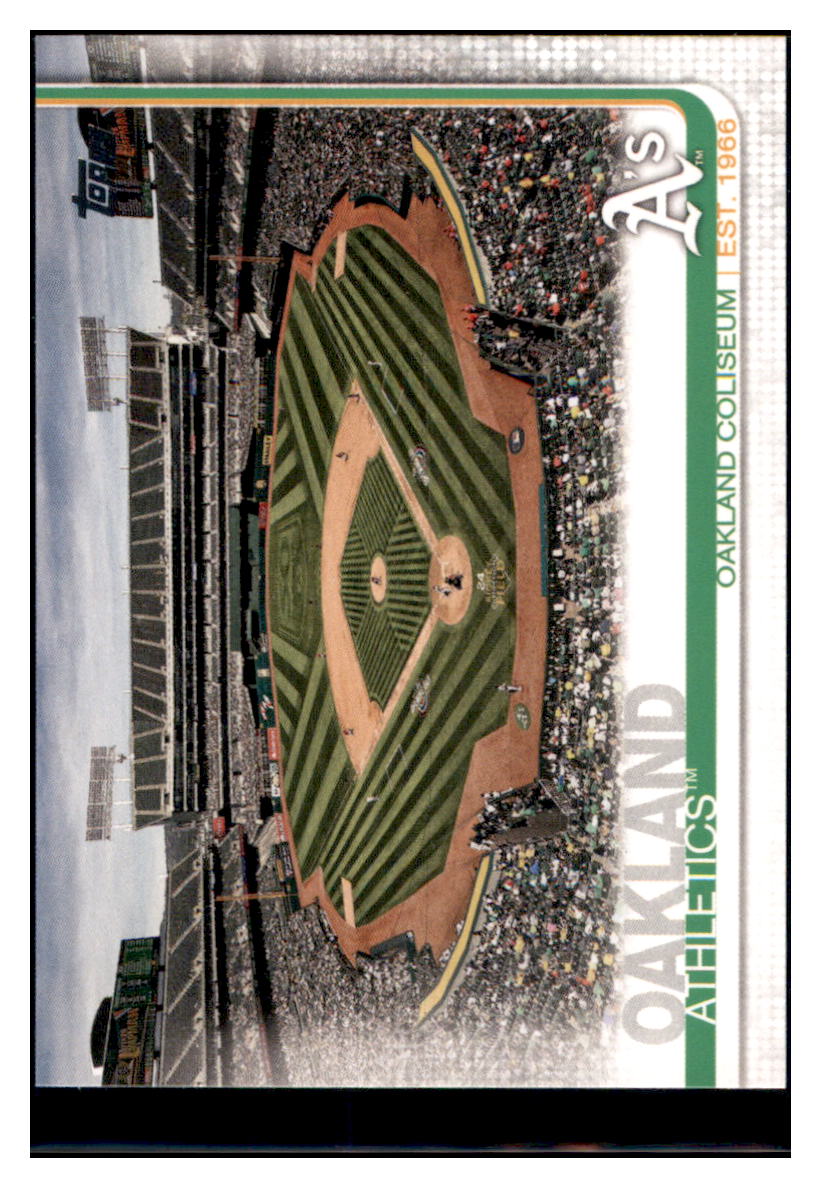 2019 Topps Oakland
Coliseum STAD, TC Oakland Athletics Baseball Card NMBU1_1b simple Xclusive Collectibles