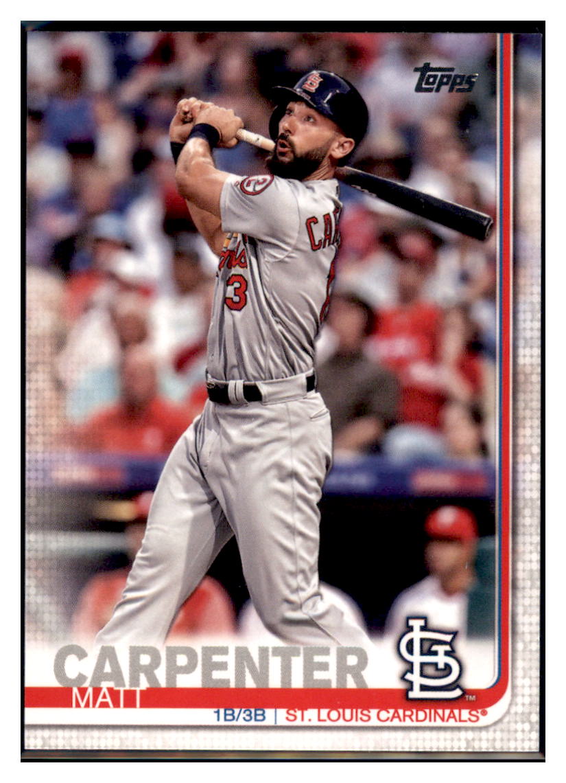2019 Topps Matt Carpenter St. Louis Cardinals Baseball Card NMBU1 simple Xclusive Collectibles