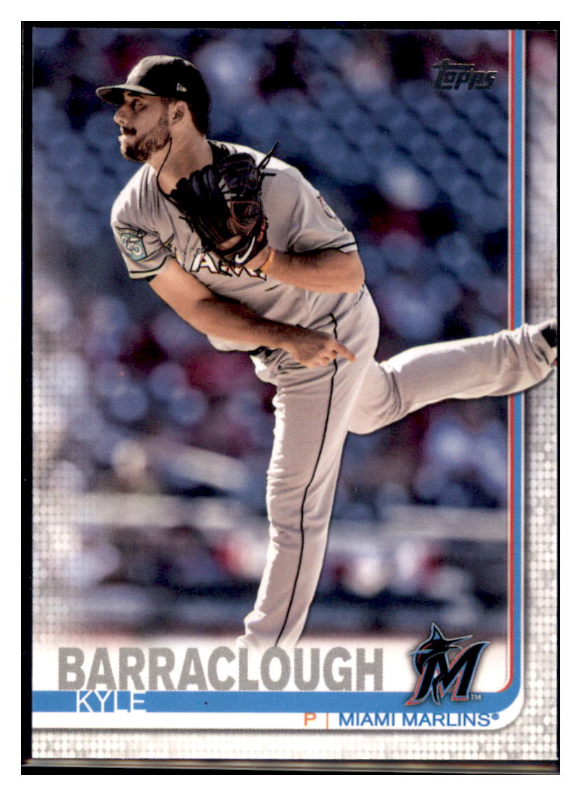 2019 Topps Kyle
 Barraclough Miami Marlins Baseball Card NMBU1_1c simple Xclusive Collectibles   