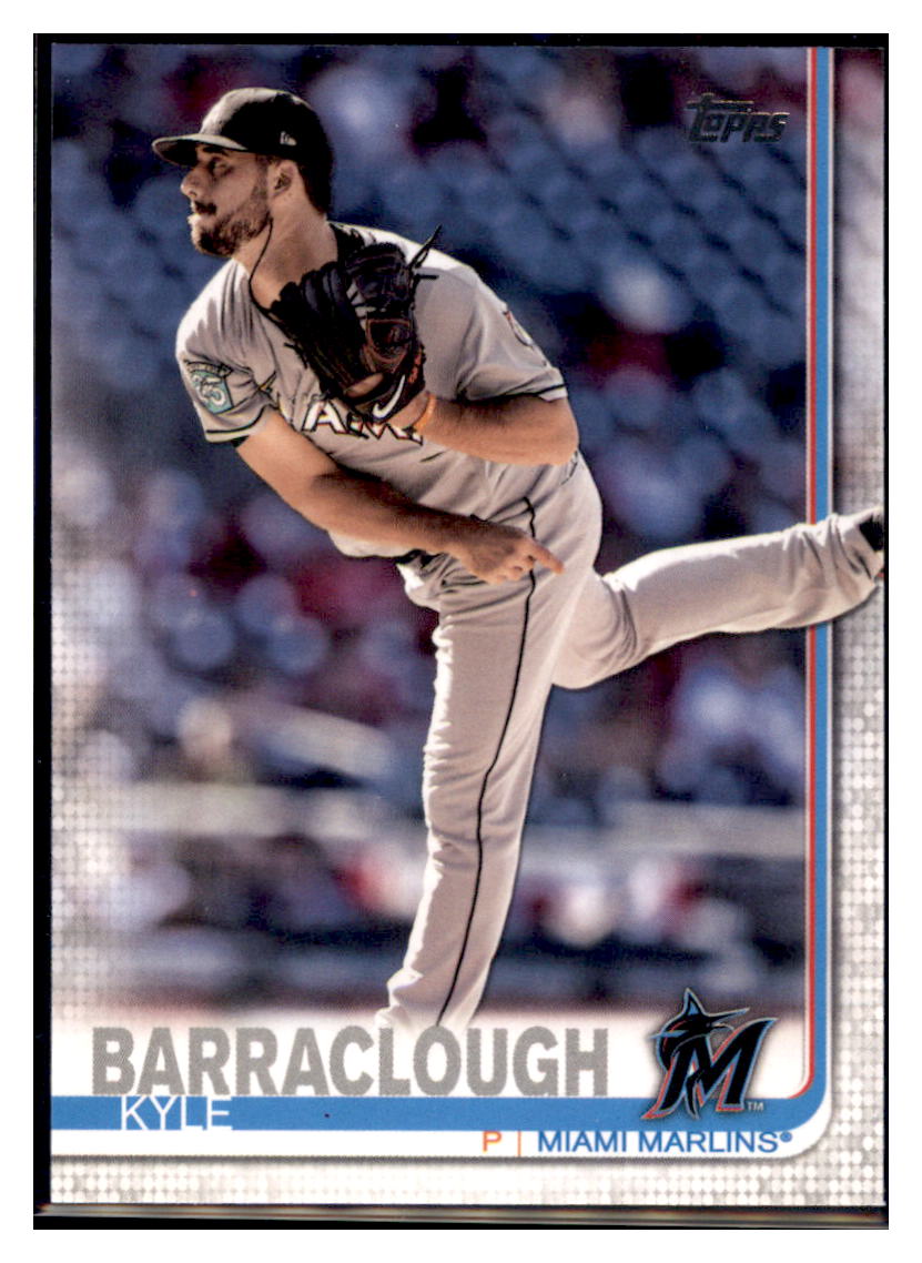 2019 Topps Kyle
Barraclough Miami Marlins Baseball Card NMBU1_1c simple Xclusive Collectibles
