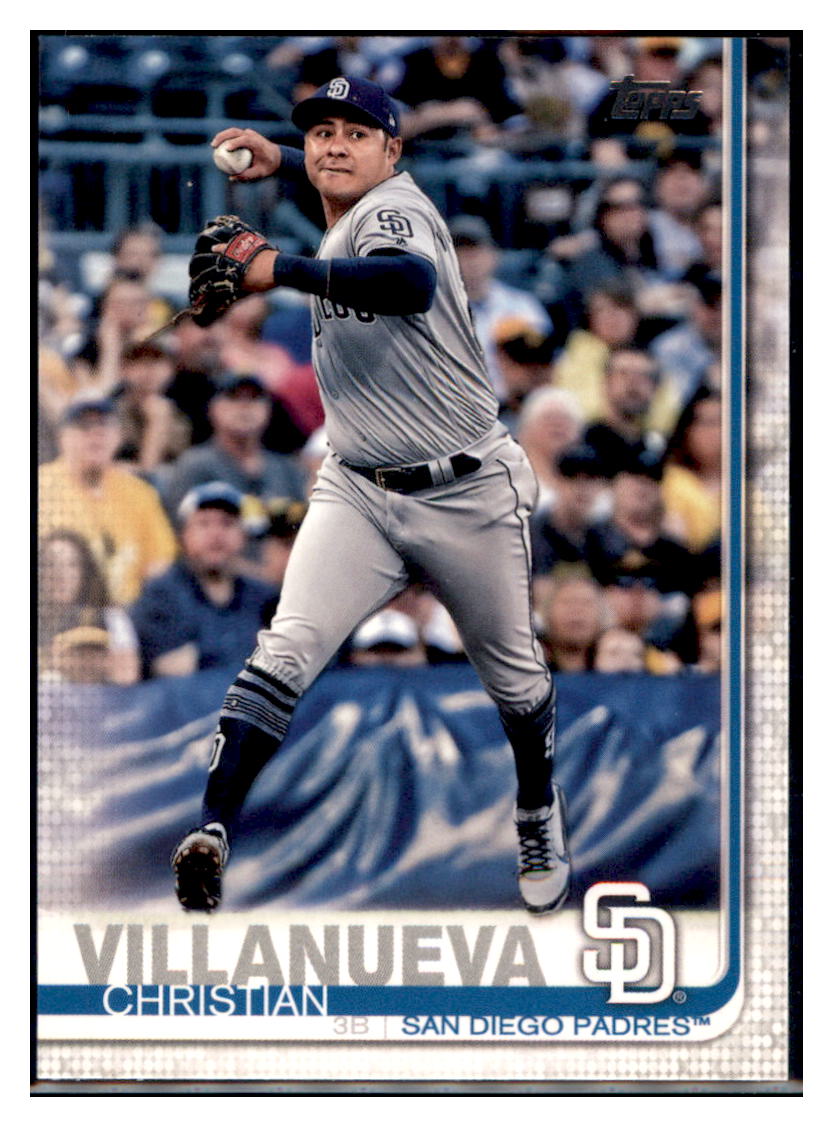 2019 Topps Christian Villanueva San Diego Padres Baseball Card NMBU1 simple Xclusive Collectibles