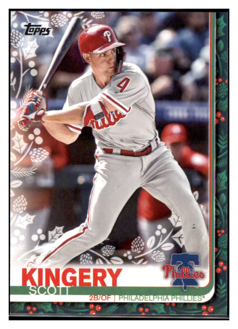 2019 Topps Holiday Scott Kingery Philadelphia Phillies Baseball Card NMBU1 simple Xclusive Collectibles