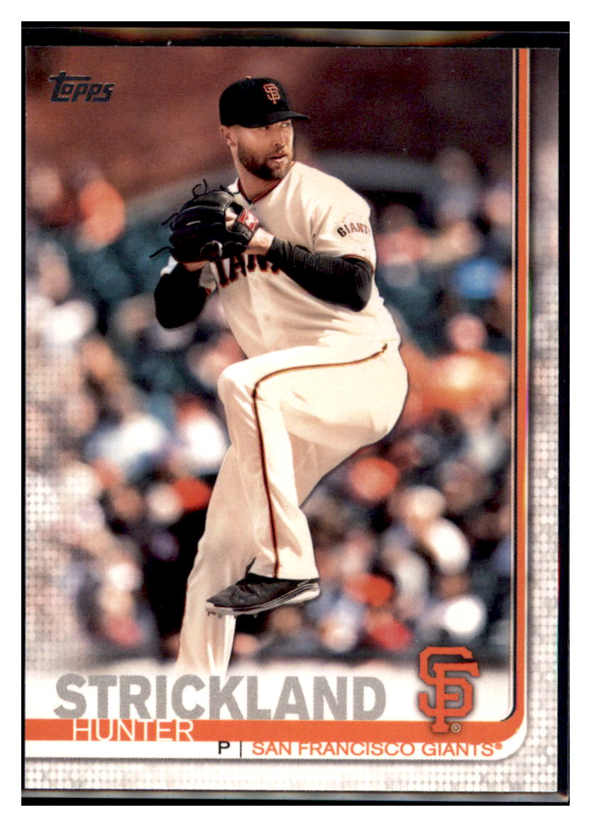 2019 Topps Hunter
Strickland San Francisco Giants Baseball Card NMBU1 simple Xclusive Collectibles