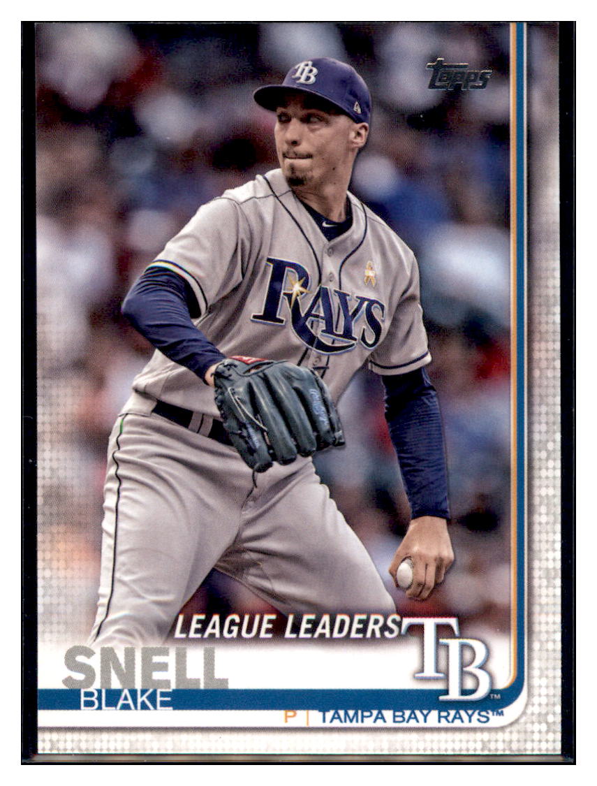 2019 Topps Blake Snell LL Tampa Bay Rays Baseball Card NMBU1_1b simple Xclusive Collectibles