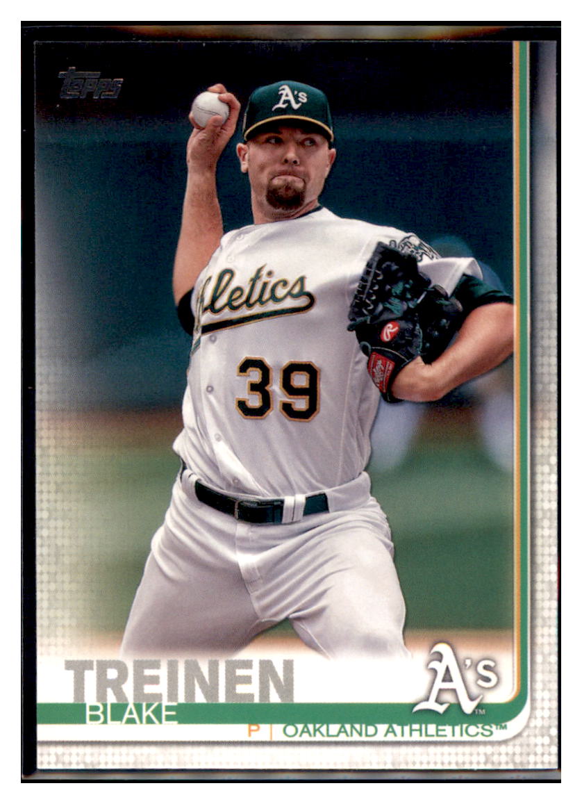 2019 Topps Blake
Treinen Oakland Athletics Baseball Card NMBU1_1a simple Xclusive Collectibles