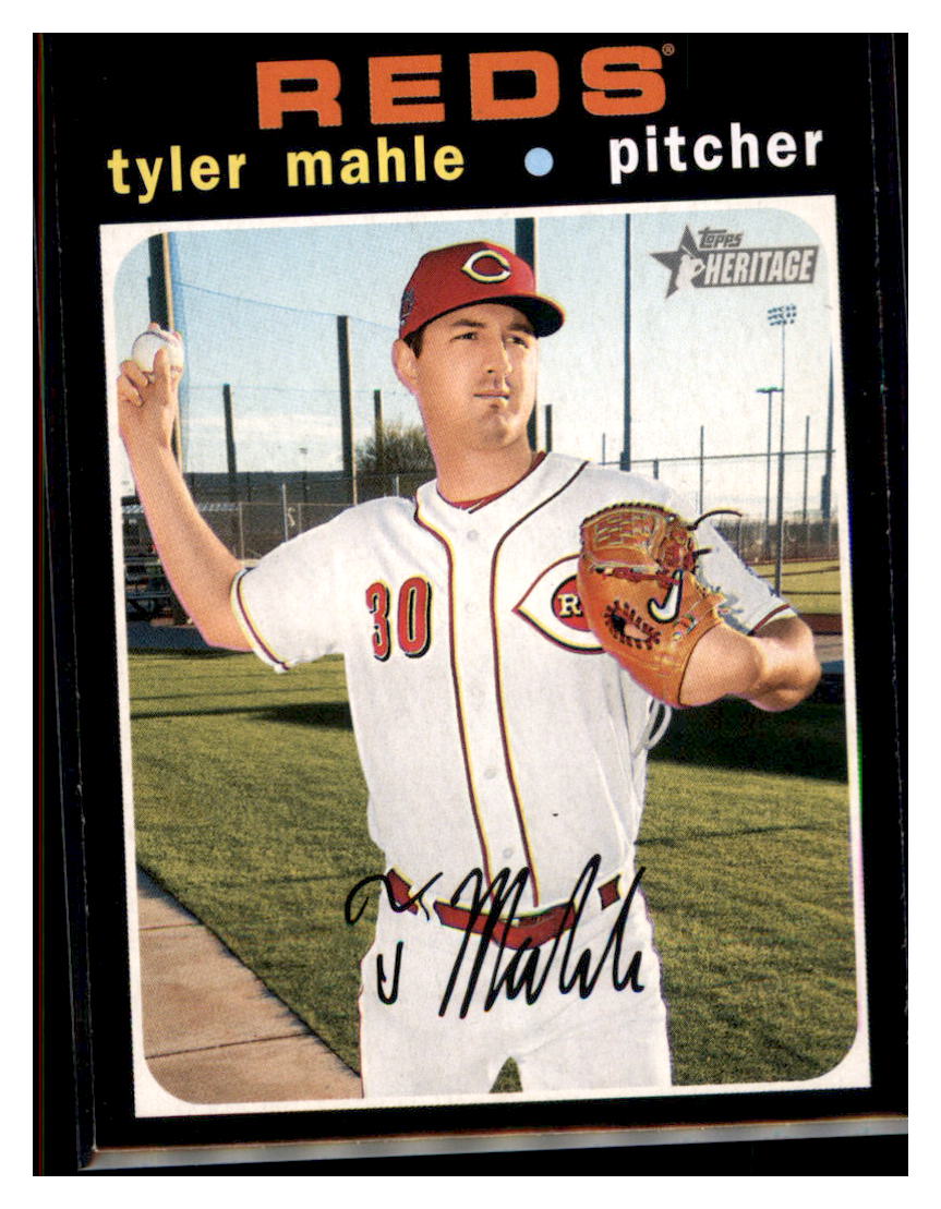 2020 Topps Heritage Tyler
Mahle Cincinnati Reds Baseball Card NMBU1 simple Xclusive Collectibles
