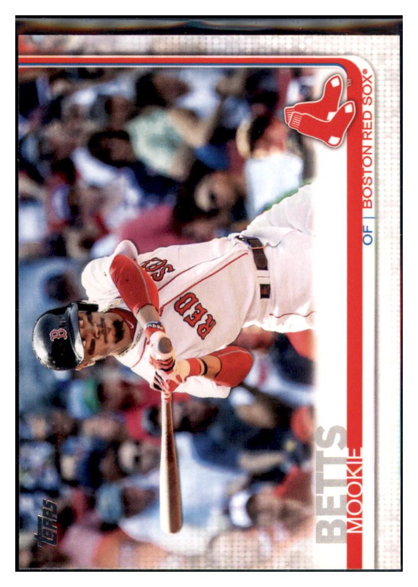 2019 Topps Mookie
Betts Refractor Boston Red Sox Baseball Card NMBU1 simple Xclusive Collectibles