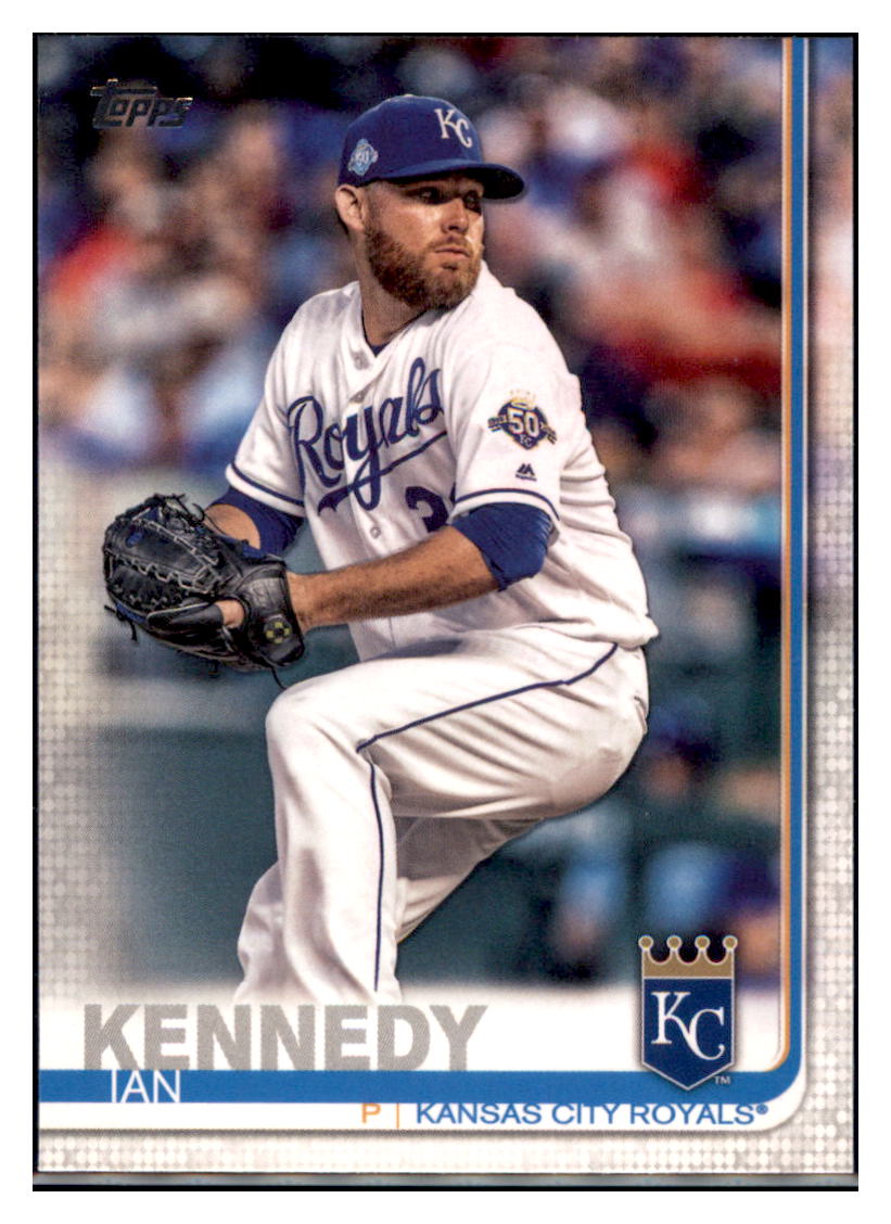 2019 Topps Ian Kennedy Kansas City Royals Baseball Card NMBU1 simple Xclusive Collectibles   